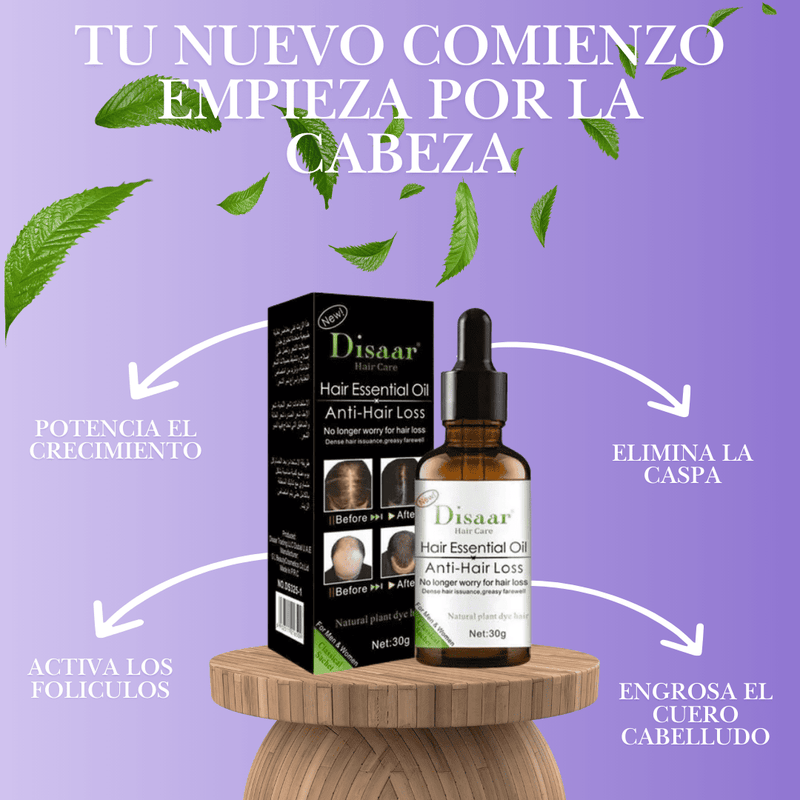 Combo Aceite + Shampoo Anticaida y Crecimiento Capilar